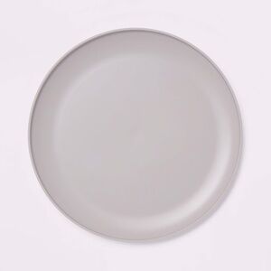 ROOM ESSENTIALS Set of 4 Plastic Dinner Plates 10.5” Minimalist Grey Beige